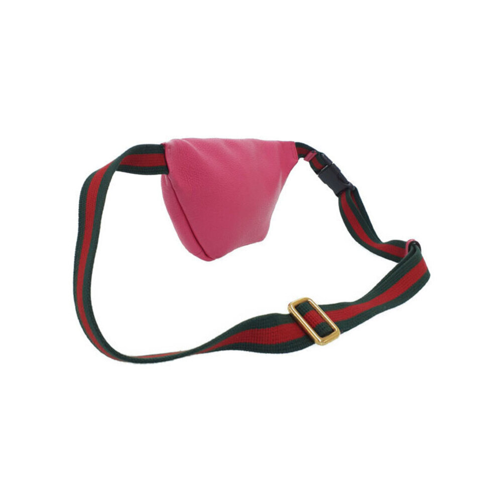 Gucci Bag Crossbody Belt Leather Pink Body Bum